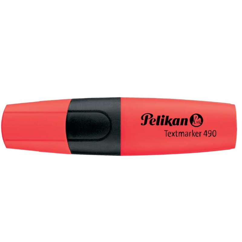 EVIDENZIATORE ROSSO TEXTMARKER PELIKAN CONF.10PZ