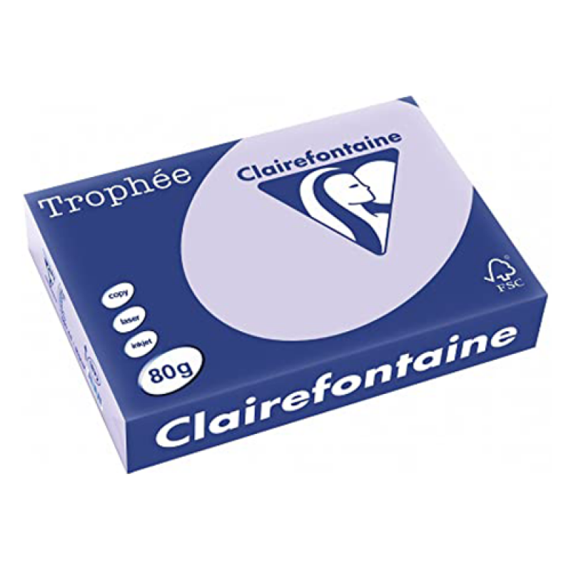 CARTA A4 160GR 250FG LAVANDA TROPHEE