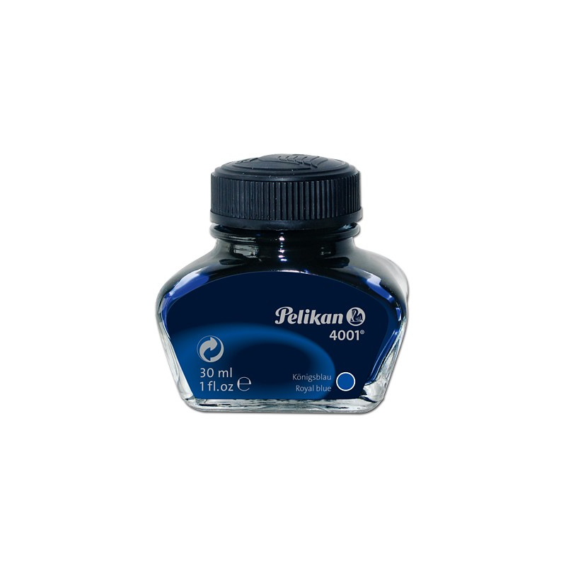 FLACONE INCHIOSTRO 30ML BLU ROYAL 4001 PELIKAN