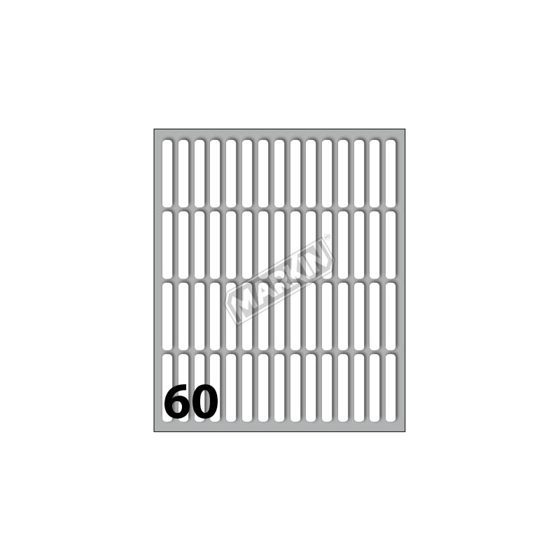 ETICHETTE ADESIVE 34X5MM 24 BUSTA 10FOGLI MARKIN