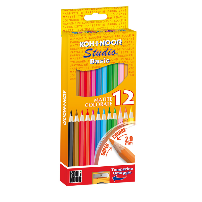 PASTELLI STUDIO BASIC CONF.12PZ KOH-I-NOOR