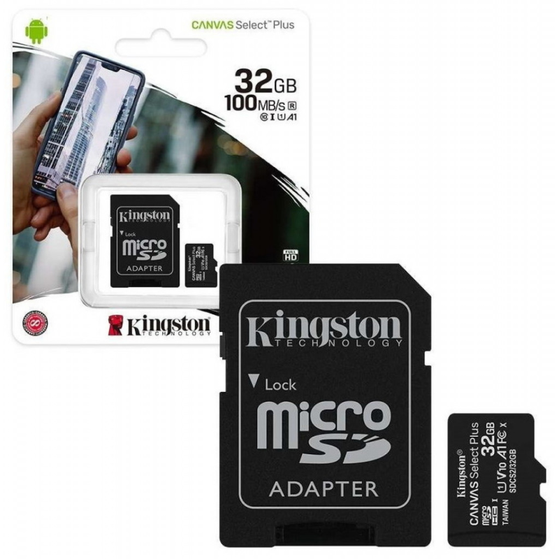 MICRO SD 32GB 100MB CL10 KINGSTON