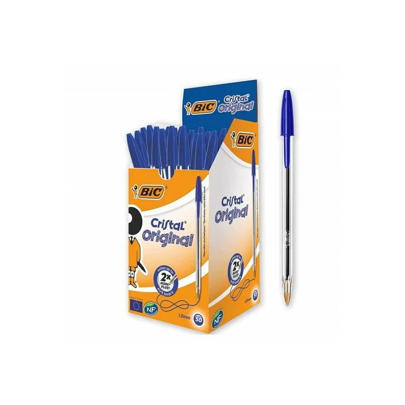 PENNE SFERA BIC CRISTAL BLU 50PZ