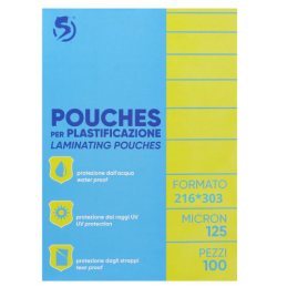 POUCHES A4 125MY 100FG