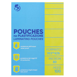 POUCHES A3 80MY 100FG