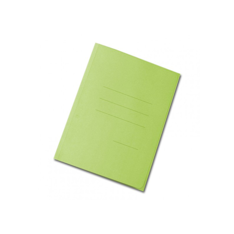CARTELLE MANILLA 3 LEMBI VERDE "RUBINO" 50PZ