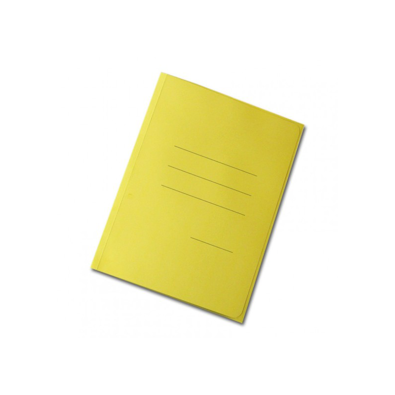 CARTELLE MANILLA 3 LEMBI GIALLO "RUBINO" 50PZ