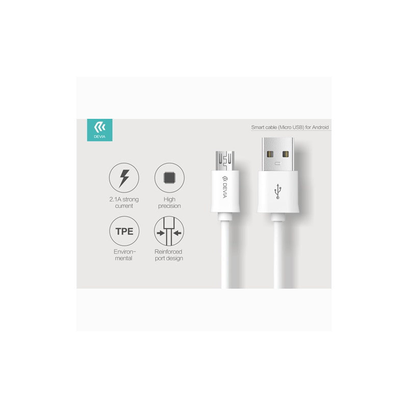 CAVO DA USB A MICRO USB 1MT DEVIA