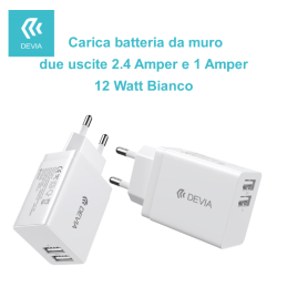 CARICATORE DA RETE 2USB 12W...