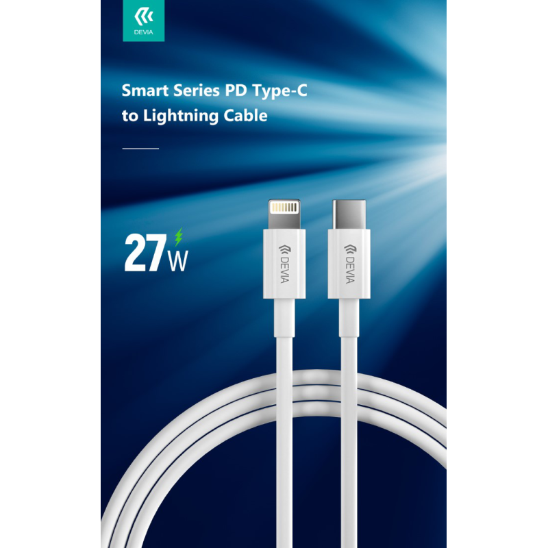 CAVO DA TYPE-C A IPHONE 2MT DEVIA