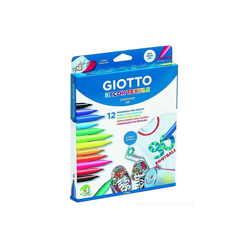 PENNARELLI GIOTTO DECOR TEXTILE CONF.12PZ