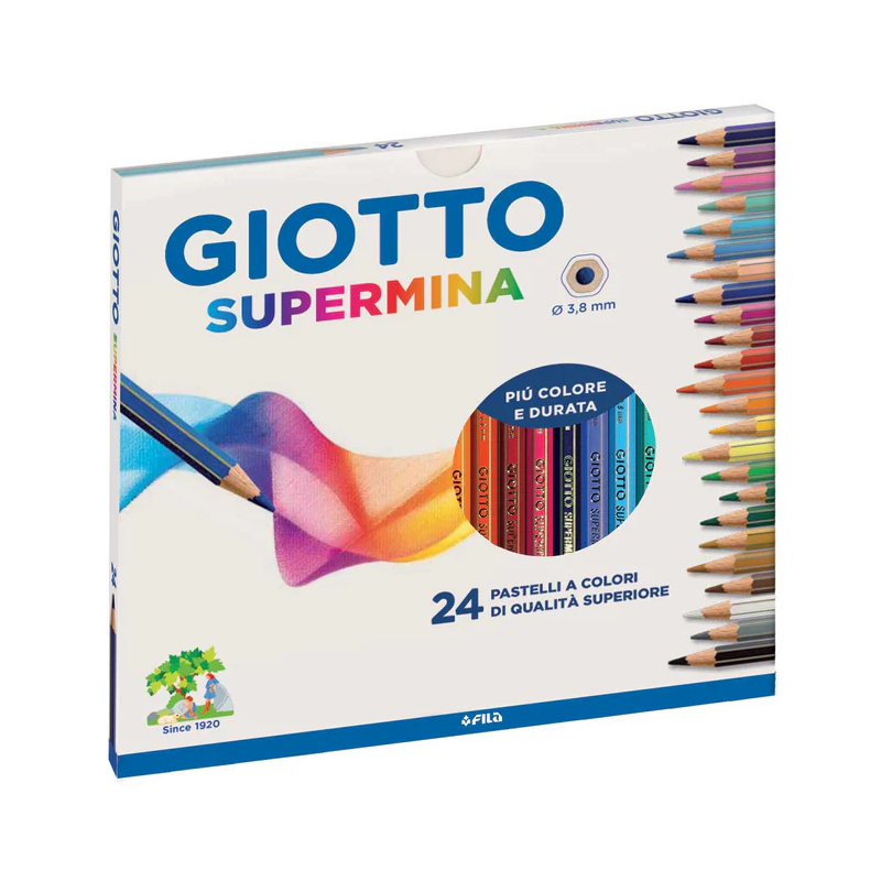 PASTELLI SUPERMINA GIOTTO CONF.24PZ