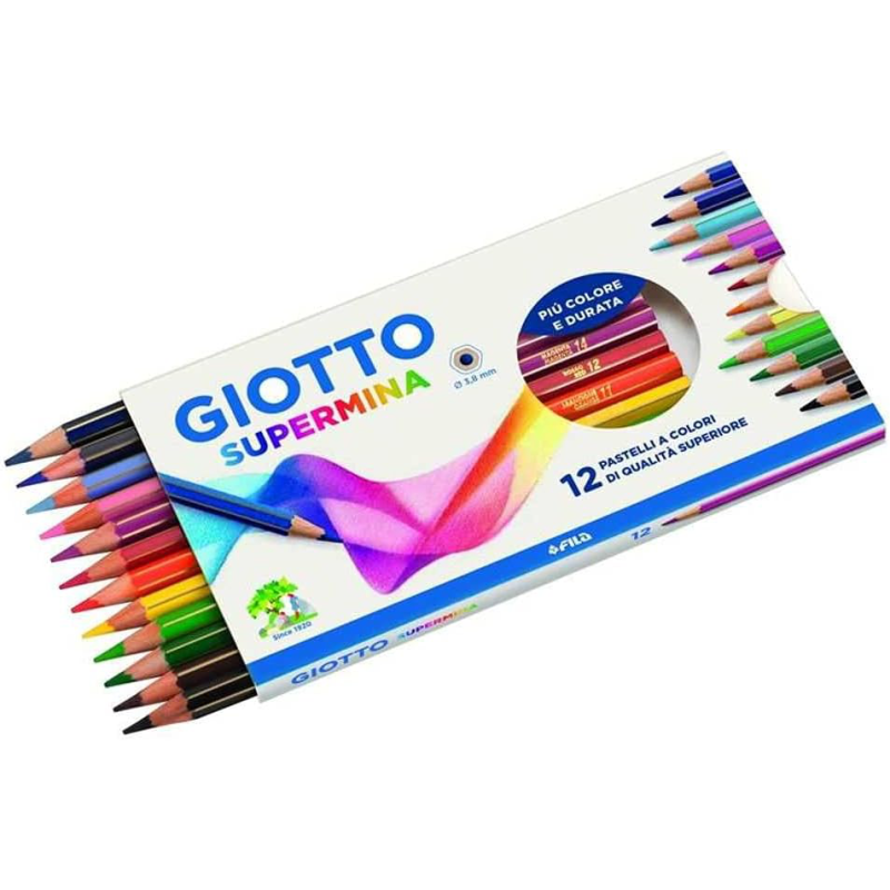PASTELLI SUPERMINA GIOTTO CONF.12PZ