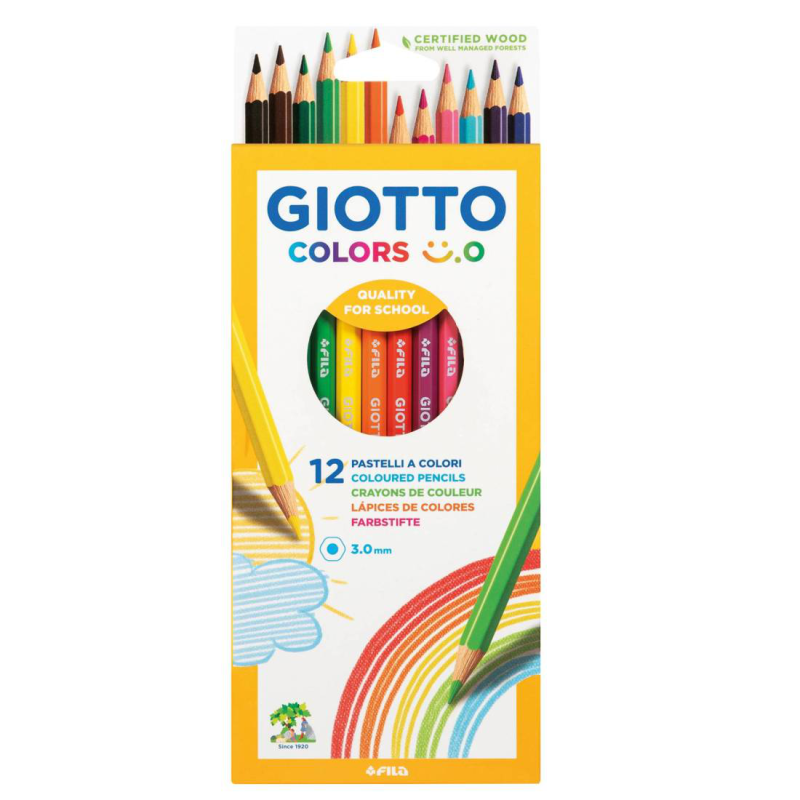 PASTELLI GIOTTO COLORS CONF.12PZ