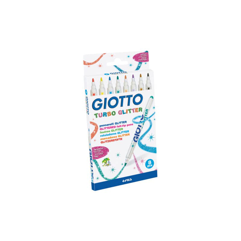 PENNARELLI GIOTTO TURBO GLITTER CONF.8PZ