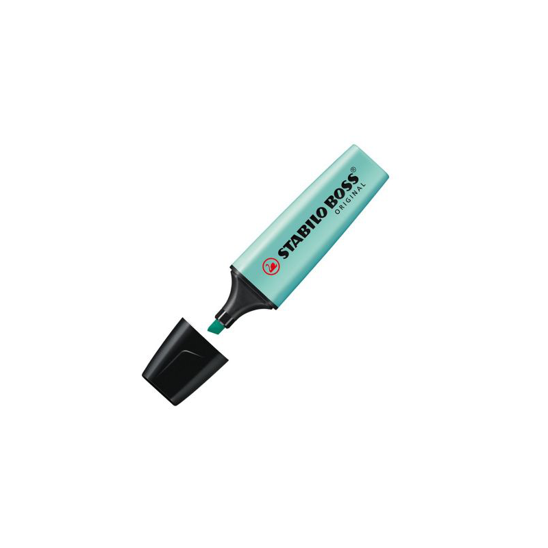 EVIDENZIATORI STABILO ORIGINAL TURCHESE PAST. 10PZ