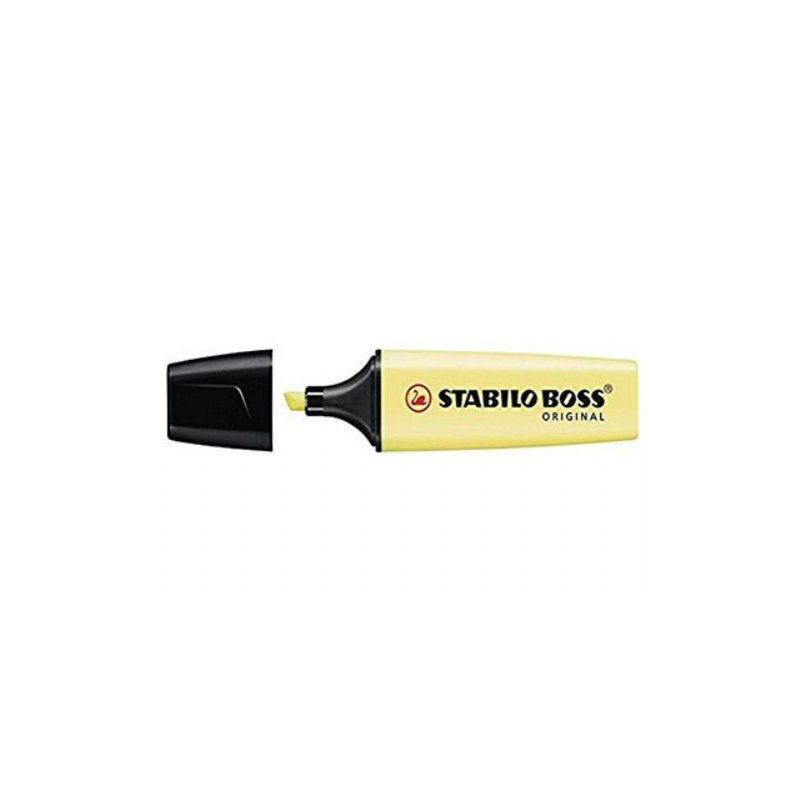 EVIDENZIATORI STABILO ORIGINAL GIALLO PASTEL 10PZ