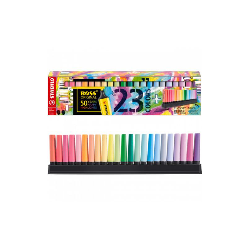 EVIDENZIATORI STABILO BOSS ORIGINAL ASSORTITI 23PZ