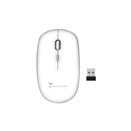 MOUSE WIRELESS TECHMADE BIANCO