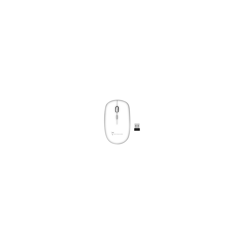 MOUSE WIRELESS TECHMADE BIANCO