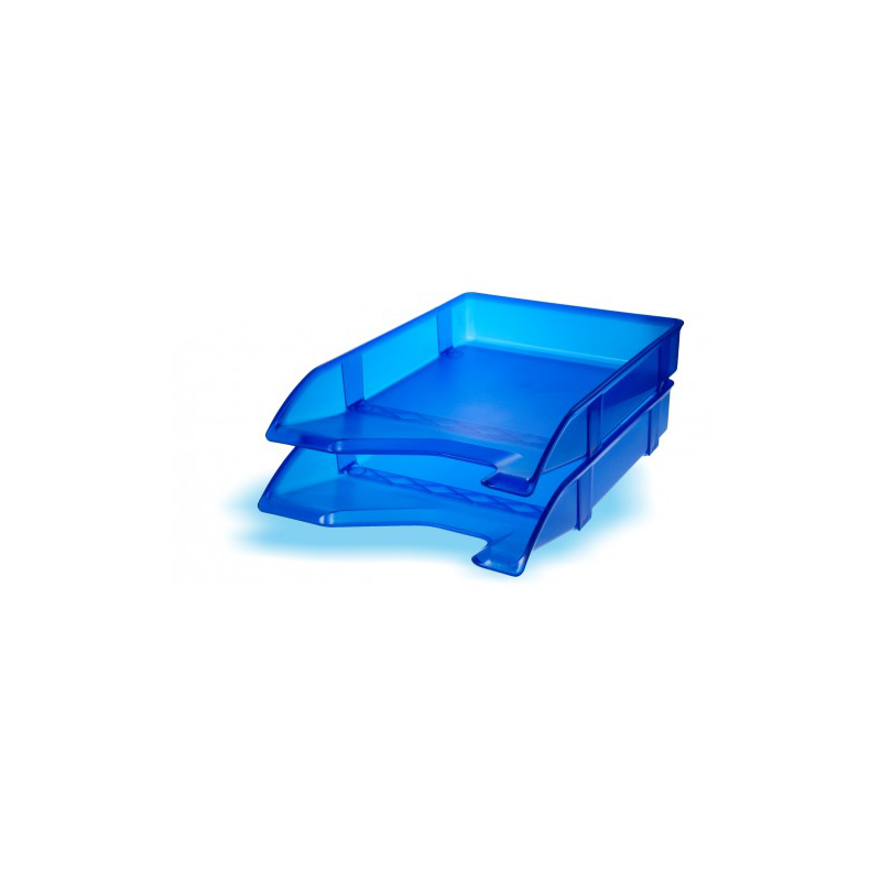 VASCHETTE PORTADOCUMENTI WILER BLU TRASP. 2PZ
