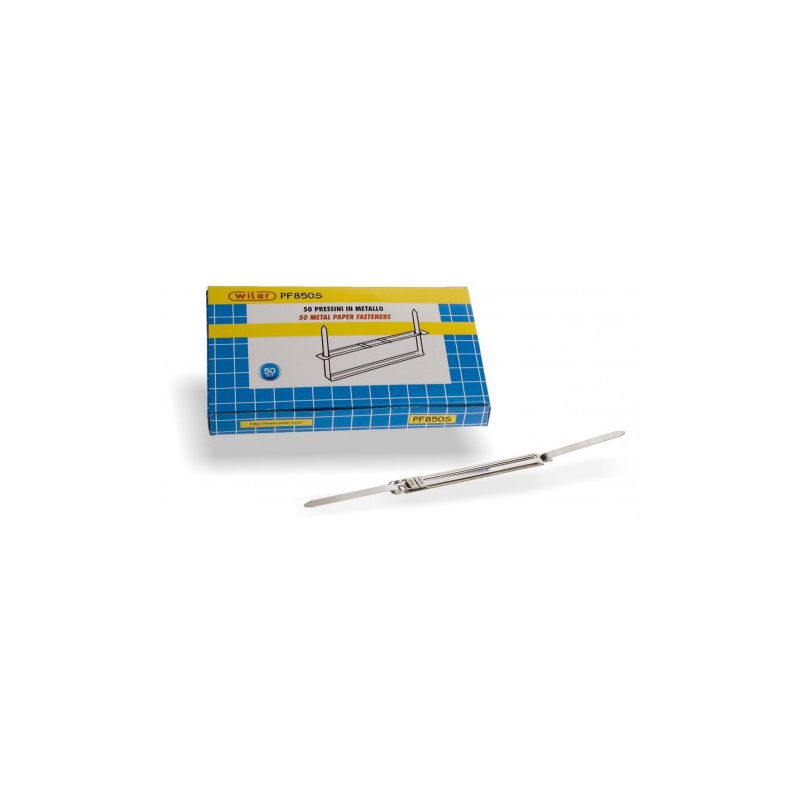 PRESSINI IN METALLO WILER CONF.50PZ