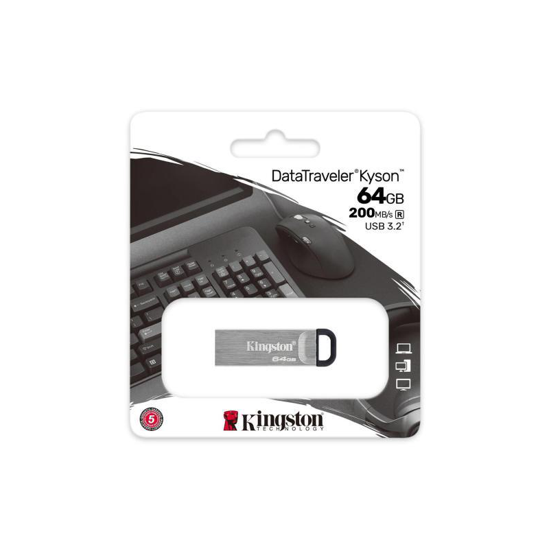 PEN DRIVE 64GB DTKN METAL KINGSTON USB 3.2