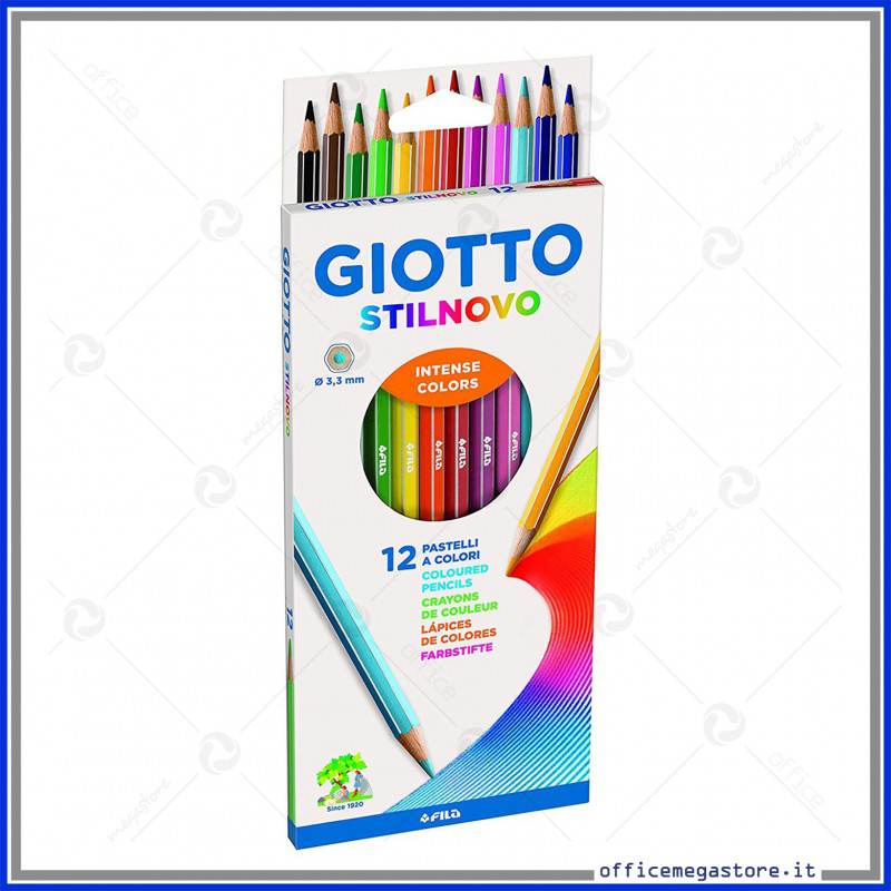 PASTELLI STILNOVO GIOTTO CONF.12PZ