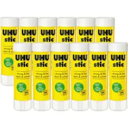 COLLA STICK UHU 40GR CONF.12PZ