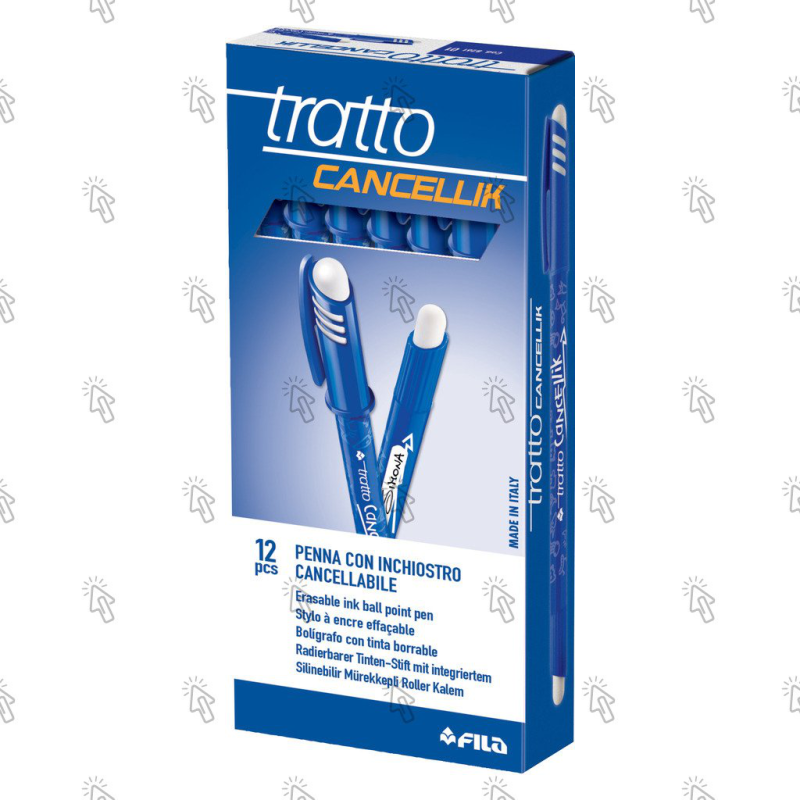 PENNE CANCELLABILI TRATTO CANCELLIK BLU 12PZ