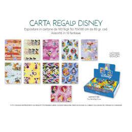 CARTA REGALO DISNEY CONF.100FG