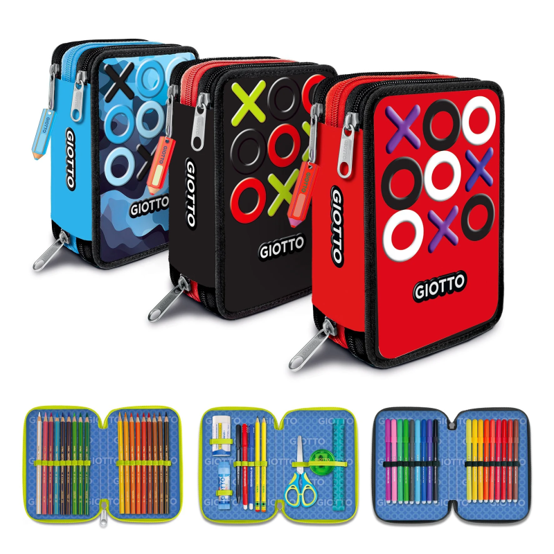 ASTUCCIO 3ZIP GIOTTO TRIS