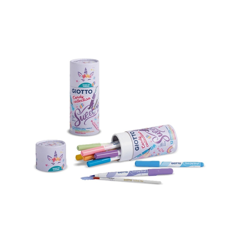 PENNARELLI BRUSH GIOTTO CANDY COLLECTION 12PZ