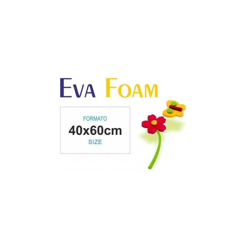 EVAFOAM 40X60CM COLORI VARI WILER 1PZ