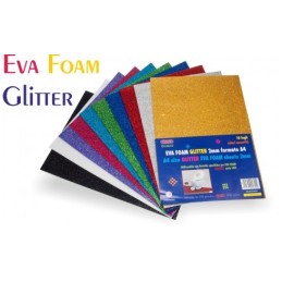 EVAFOAM GLITTER A4 2MM 10FG...